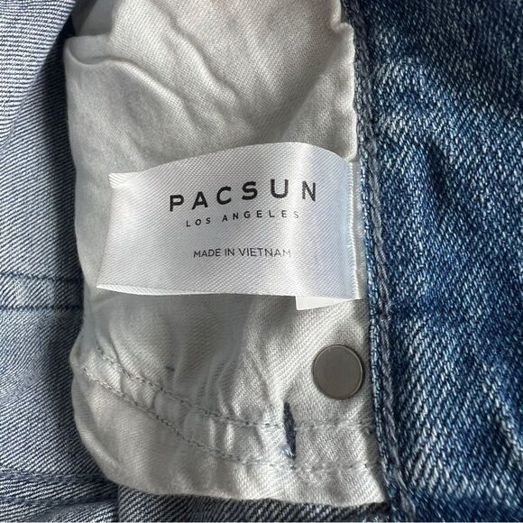 PACSUN Toby Slim Taper Vintage Men’s Checkered Loose Jeans Size 29 - Picture 9 of 10